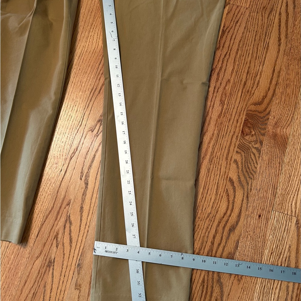 Kevin's Khaki Tailored Field Pants, 5-Pocket Style, Leather Trim, 36 X 34 - Picture 7 of 11